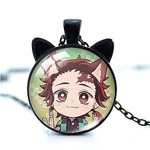 Kimetsu no Yaiba Necklace  -  Neko Tanjiro Demon Slayer Storeandise Demon Slayer Store