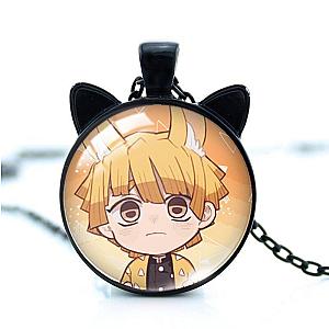 Kimetsu no Yaiba Necklace  -  Neko Zenitsu Demon Slayer Storeandise Demon Slayer Store