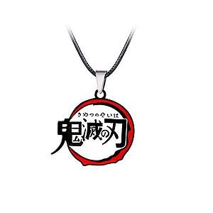 Kimetsu no Yaiba Necklace  -  Japanese Logo Demon Slayer Storeandise Demon Slayer Store