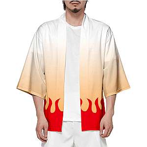 Kimetsu no Yaiba Kimono  Rengoku Kyojuro Pattern Demon Slayer Storeandise Demon Slayer Store