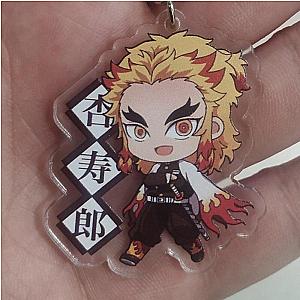 Kimetsu no Yaiba Keychain Rengoku Demon Slayer Storeandise Demon Slayer Store