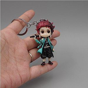 Kimetsu no Yaiba Keychain  -  Tanjiro Kamado Demon Slayer Storeandise Demon Slayer Store