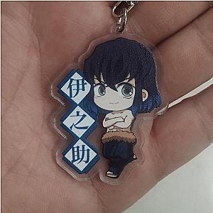 Kimetsu no Yaiba Keychain  -  Inosuke Hashibira Without Mask Demon Slayer Storeandise Demon Slayer Store