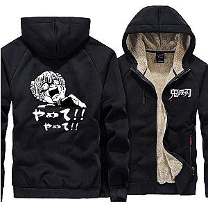 Kimetsu no Yaiba Jacket  Zenitsu Face  Crying to Death Demon Slayer Storeandise Demon Slayer Store