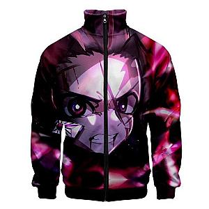 Kimetsu no Yaiba Jacket  Tanjiro Kamado Fighting Demon Slayer Storeandise Demon Slayer Store