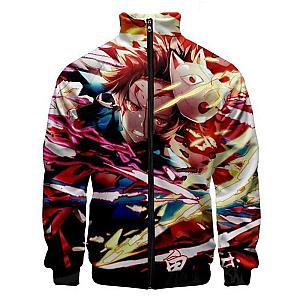 Kimetsu no Yaiba Jacket  Tanjiro Hinokami Kagura Demon Slayer Storeandise Demon Slayer Store