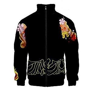 Kimetsu no Yaiba Jacket  Lady Muzan Pattern Demon Slayer Storeandise Demon Slayer Store