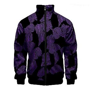 Kimetsu no Yaiba Jacket  Kokushibou Pattern Demon Slayer Storeandise Demon Slayer Store