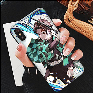 Kimetsu no Yaiba iPhone Case  -  Tanjiro Water Breathing Demon Slayer Storeandise Demon Slayer Store