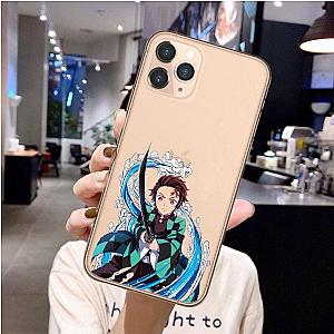 Kimetsu no Yaiba iPhone Case  -  Tanjiro Kamado  -  Breathing Technique Demon Slayer Storeandise Demon Slayer Store