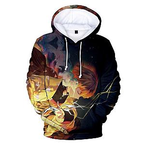 Kimetsu no Yaiba Hoodies -   Zenitsu Agatsuma Demon Slayer Storeandise Demon Slayer Store