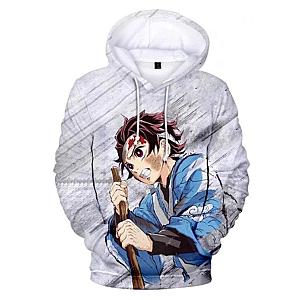 Kimetsu no Yaiba Hoodies -   Hurted Tanjiro Demon Slayer Storeandise Demon Slayer Store