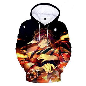 Kimetsu no Yaiba Hoodies -   Tanjiro Hinokami Kagura Demon Slayer Storeandise Demon Slayer Store