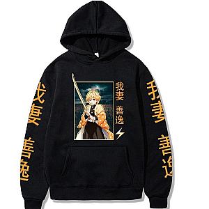 Kimetsu no Yaiba Hoodies - Streetwear Zenitsu Demon Slayer Storeandise Demon Slayer Store