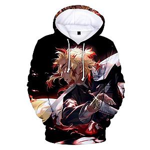 Kimetsu no Yaiba Hoodies -   Rengoku Kyojuro Demon Slayer Storeandise Demon Slayer Store