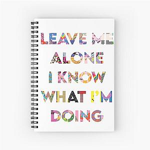 Kimi Raikkonen Leave Me Alone Spiral Notebook