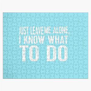Kimi Raikkonen Leave me Alone I Know What to do F1 Raikkonen Phoneca Jigsaw Puzzle