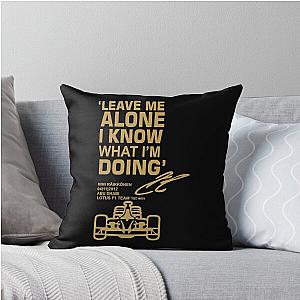 Leave Me Alone Kimi Raikkonen Throw Pillow