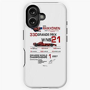 Kimi Raikkonen - F1 Stats with iPhone Tough Case