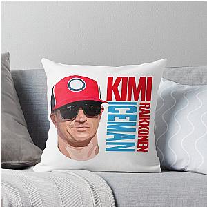 Kimi Raikkonen Iceman Throw Pillow