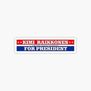 Kimi Raikkonen for President Sticker