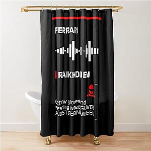 Kimi Raikkonen Francesco Shower Curtain