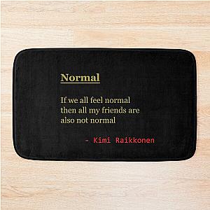 Kimi Raikkonen Haiku Bath Mat