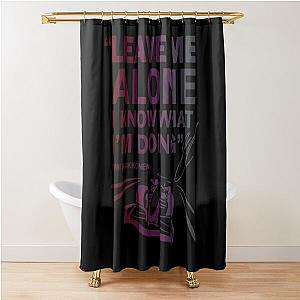 Leave Me Alone Kimi Raikkonen F1 Shower Curtain