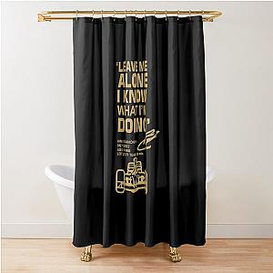 Leave Me Alone Kimi Raikkonen Shower Curtain
