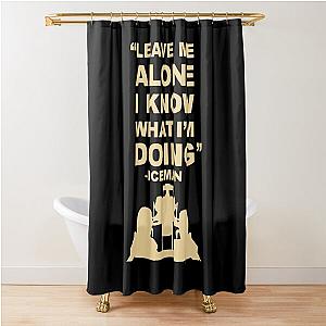 Kimi Raikkonen Leave Me Alone Shower Curtain