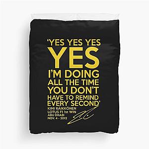 Kimi Raikkonen Duvet Cover