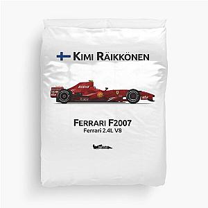 Kimi Raikkonen F2007 Duvet Cover