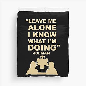 Kimi Raikkonen Leave Me Alone Duvet Cover