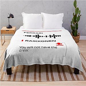 Kimi Raikkonen Radio Message Francesco Throw Blanket