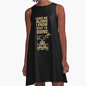 Leave Me Alone Kimi Raikonnen A-Line Dress