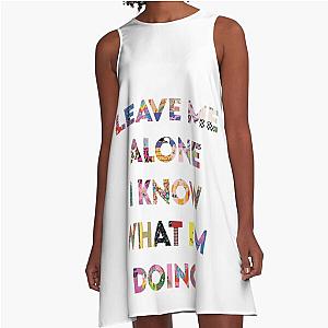 Kimi Raikkonen Leave me alone A-Line Dress
