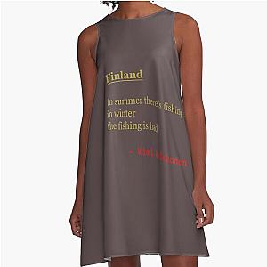 Finland Haiku by Kimi Raikkonen Dress