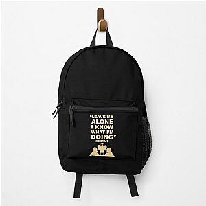 Kimi Raikkonen Leave Alone Backpack