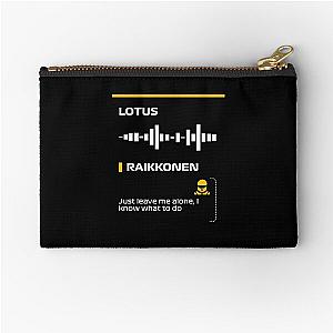 Kimi Raikkonen Team Radio Message Zipper Pouch