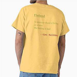 Finland Haiku by Kimi Raikkonen T-Shirt