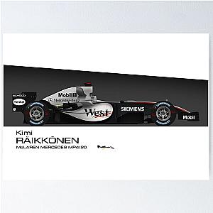 McLaren MP4-20 - Kimi Raikkonen - 2005 F1 Season Poster