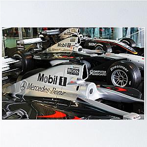 McLaren Mika Hakkinen & Kimi Raikkonen Poster