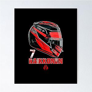 Kimi Raikkonen Helmet Poster 2021
