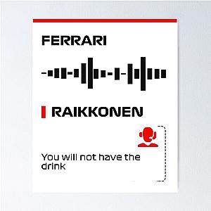 Kimi Raikkonen Francesco Poster