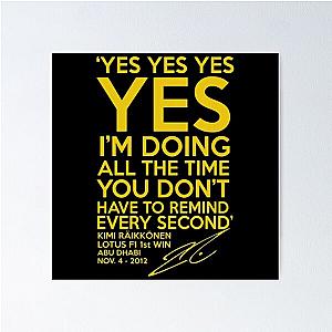 Kimi Raikkonen Poster