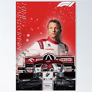 F1 Kimi Raikkonen 2021 Poster