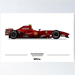 Kimi Raikkonen F2007 Poster