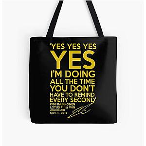 Kimi Raikkonen All Over Print Tote Bag