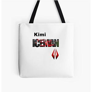 Kimi Raikkonen The Iceman All Over Print Tote Bag