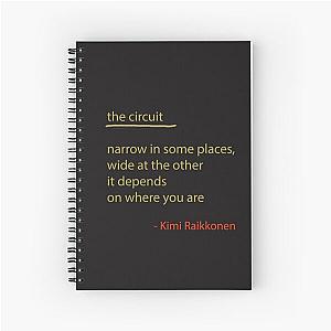 Kimi Raikkonen Words Notebook